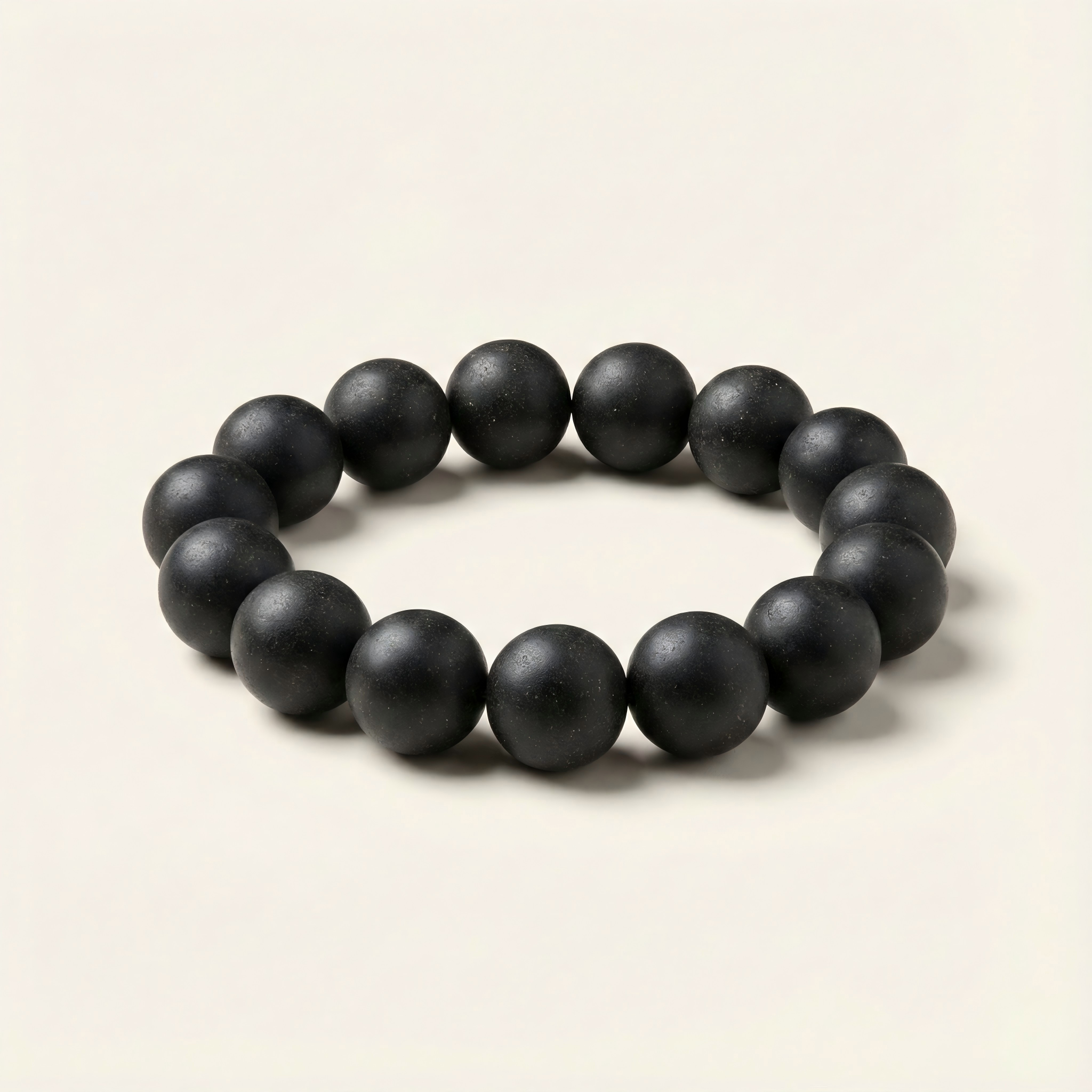 Hidden Scent handmade Black Dragon Ambergris and Agarwood incense bead bracelet for wealth and grounding energy.